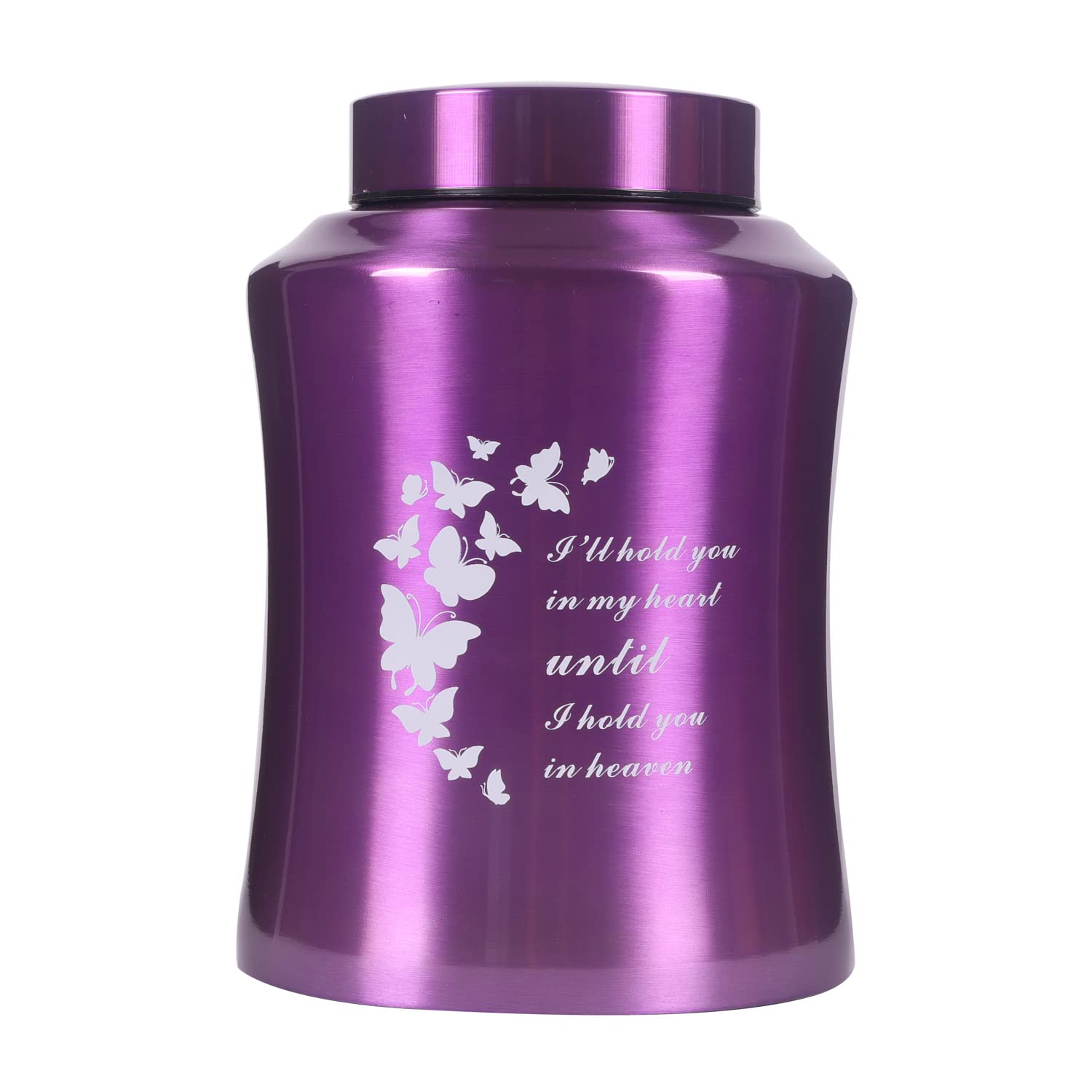 Urn for Human Ashes Adult,Cremation Urns for Ashes Male Female,Medium urn for Human Ashes for Dad Mom,Funeral urn Burial urn (160 Cubic inches, Butterfly)