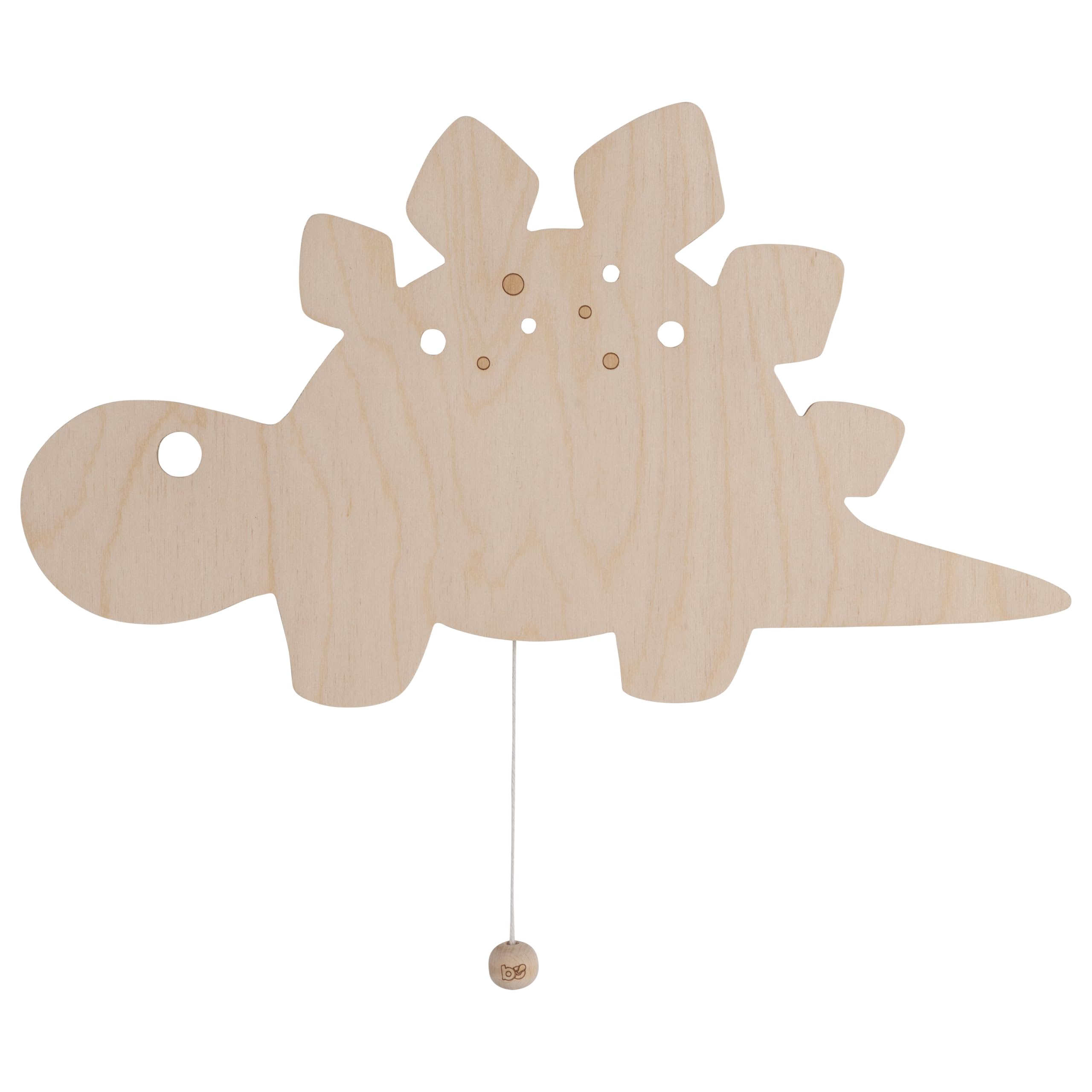 Baby's Only - Applique murale dino Wonder - Marron - 23x42 cm