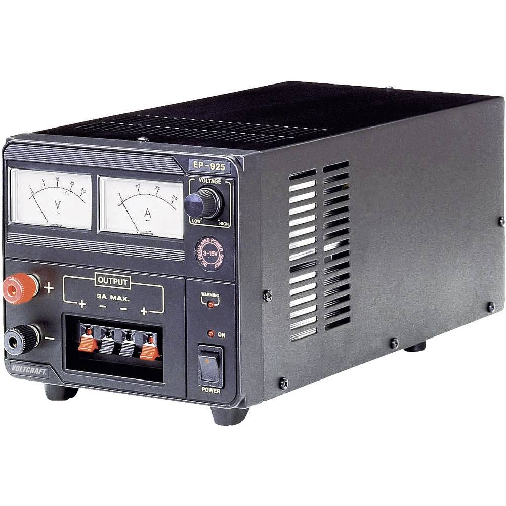 VOLTCRAFT EP-925 Labornetzgerät, einstellbar 3-15 2-25 A 375 W Anzahl Ausgänge 1 x