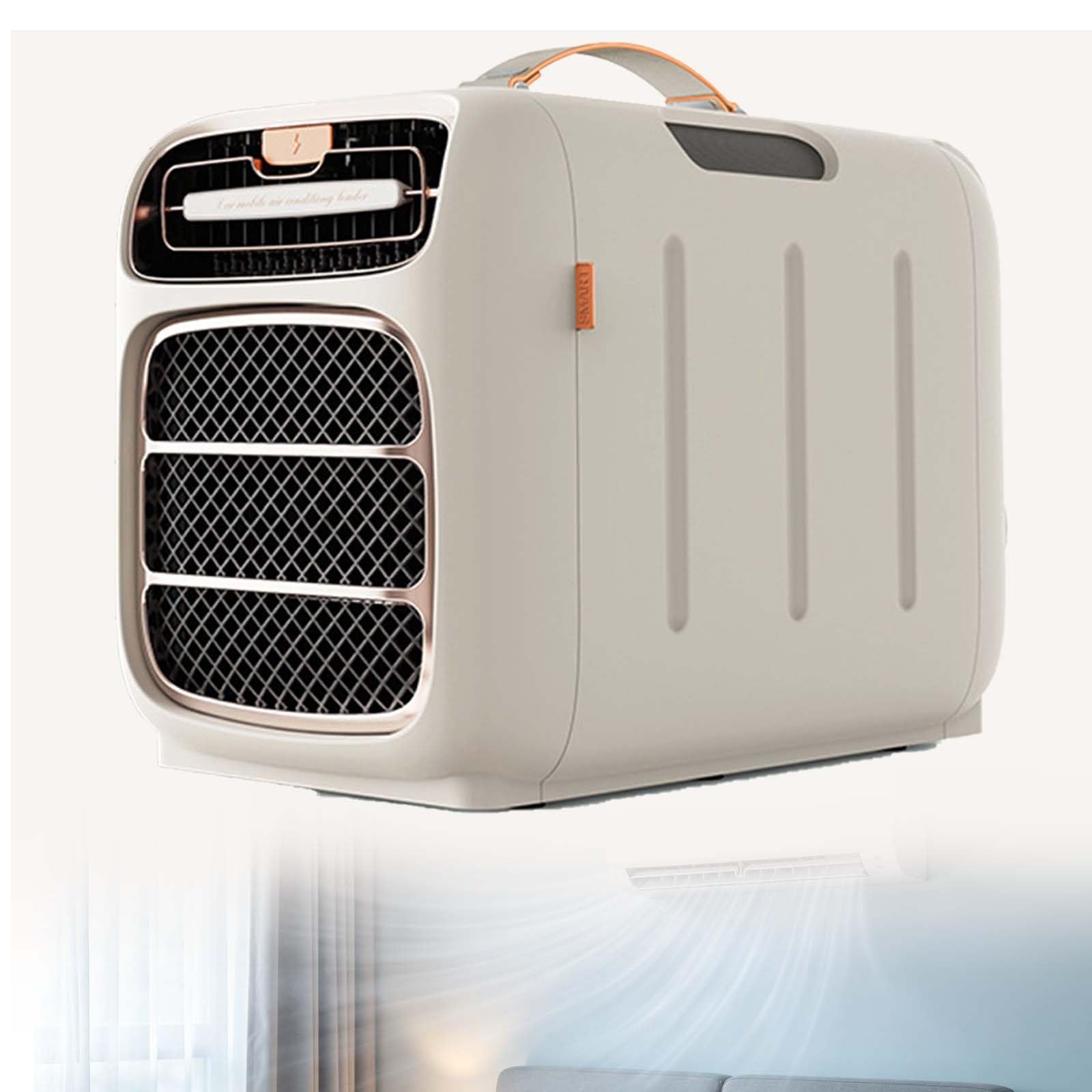 Cutangelar Cooling Portable Air Conditioner With Cool Fan And Dehumidifier, 5000 Btu Camping Ac Unit, Cools From 30°C To 24°C In 3 Min, Quiet 40Db, Remote Control, For Tent, Rv, Bedroom