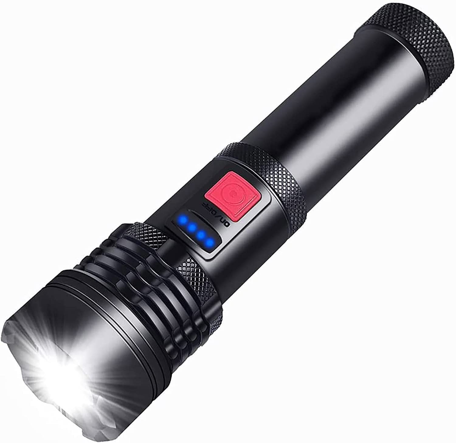 Torche LED * compacte alimentée par batterie, mini lampe de poche super lumineuse for une utilisation d'urgence en extérieur, lampes de poche tactiques avec lumens élevés, mini torche résistante à l'e