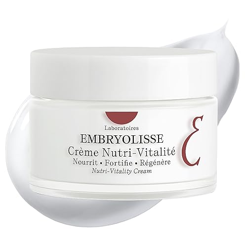 Embryolisse Nutri-Vitality - Crema facial que desafía la edad, hidratante que soporta el colágeno para pieles maduras y sensibles con extracto de