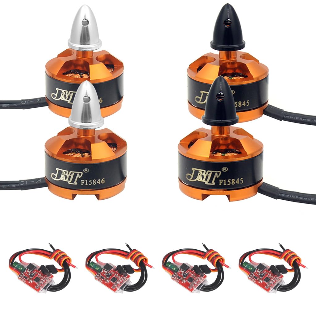 Motor Sin Escobillas Qwinout 1806 2400KV – Par De 2 (CW) Para Drones FPV Y Quadcopters, Compatible Con 2-3S Y Corriente De 6.5A