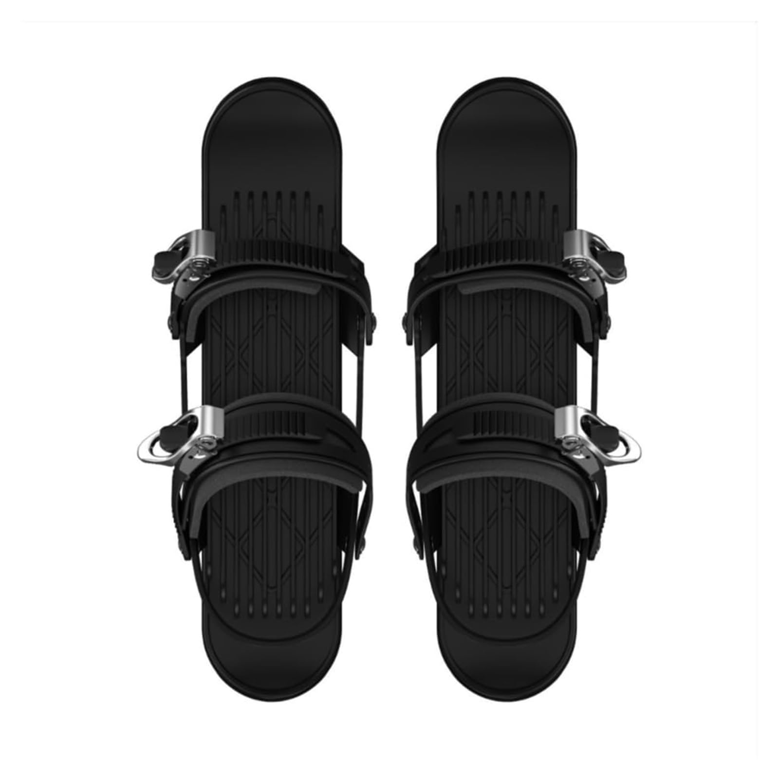 Mini regulowane łyżwy narciarskie na buty zimowe, nylonowe i ze stali nierdzewnej, przenośne krótkie narty dla mężczyzn i kobiet, sprzęt do narciarstwa alpejskiego, parków śnieżnych i leśnych szlaków