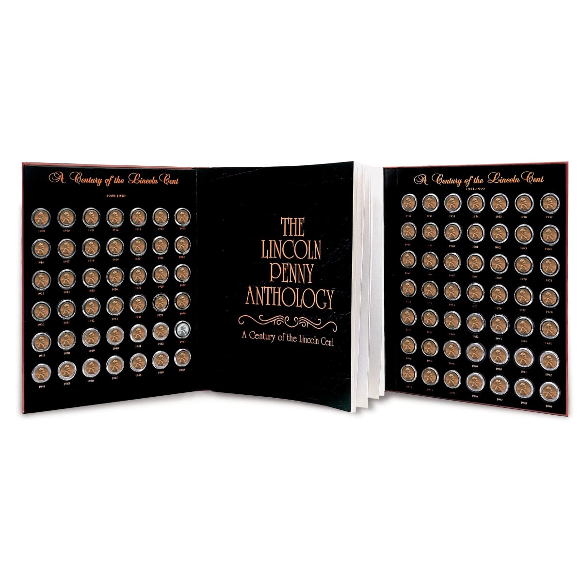 UPM Global 4072 Lincoln Penny Anthology Coffee Table Book & Coin Set