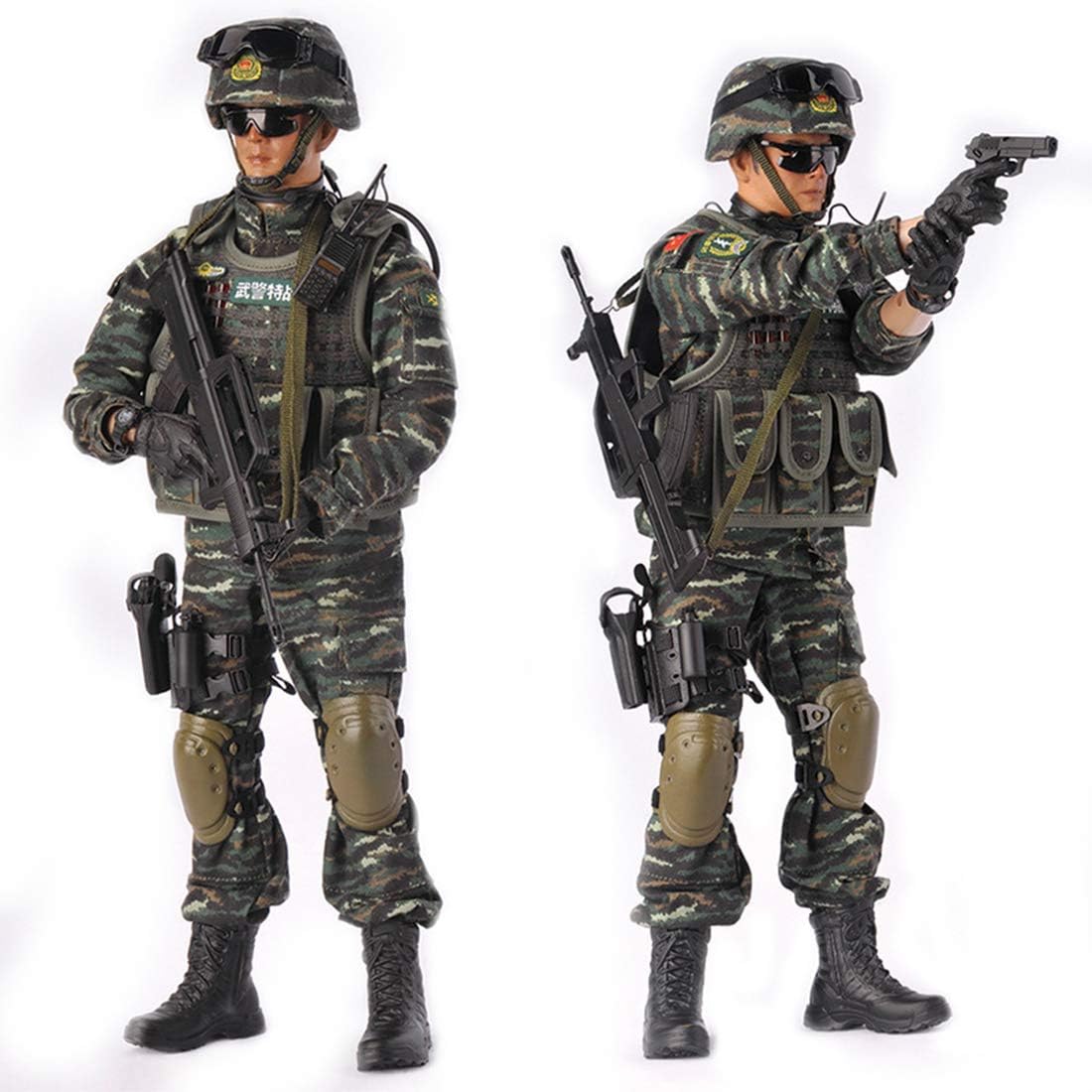 Ximitoy Pantaloni Camicia Soldato Per Action Figure 1/6 – Modello JO23M-05, Abbigliamento Per Figura 30 Cm (Colore Nero)