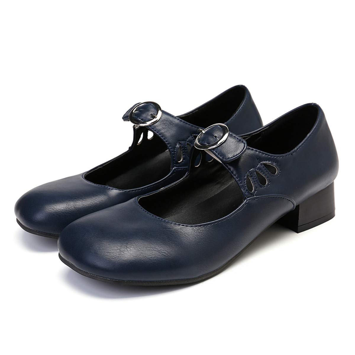 low block heel mary jane shoes