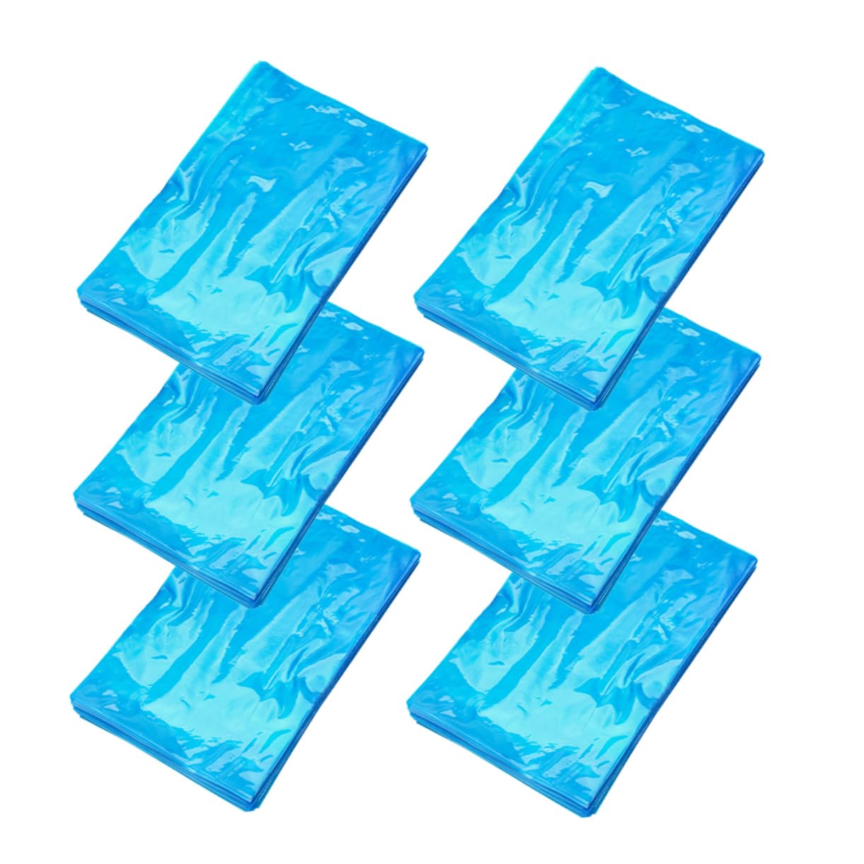 Beatifufu 250ct Blue Disposable Tattoo Bottle Wash Bag Long Sturdy Cleaning Bottles Pouch for Tattoos Supplies