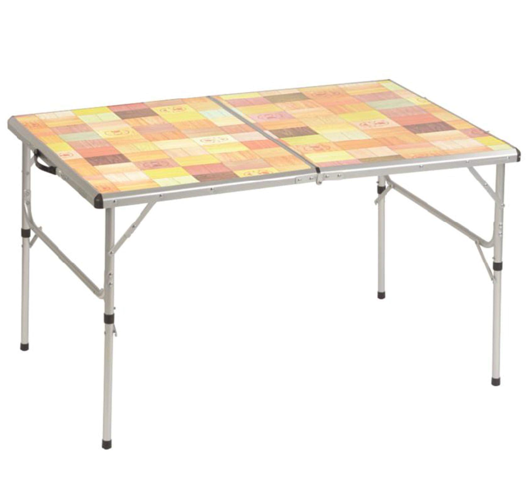 Coleman Company Pack-Away Outdoor Folding Mosaic Table, Silver