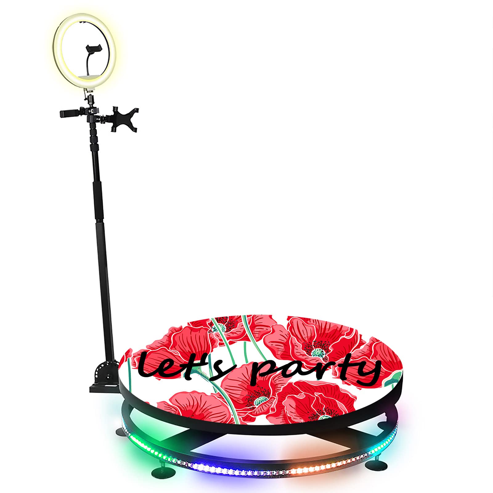 Buy 360 Photo Booth Machine Slow Motion Live with Software, APP Remote