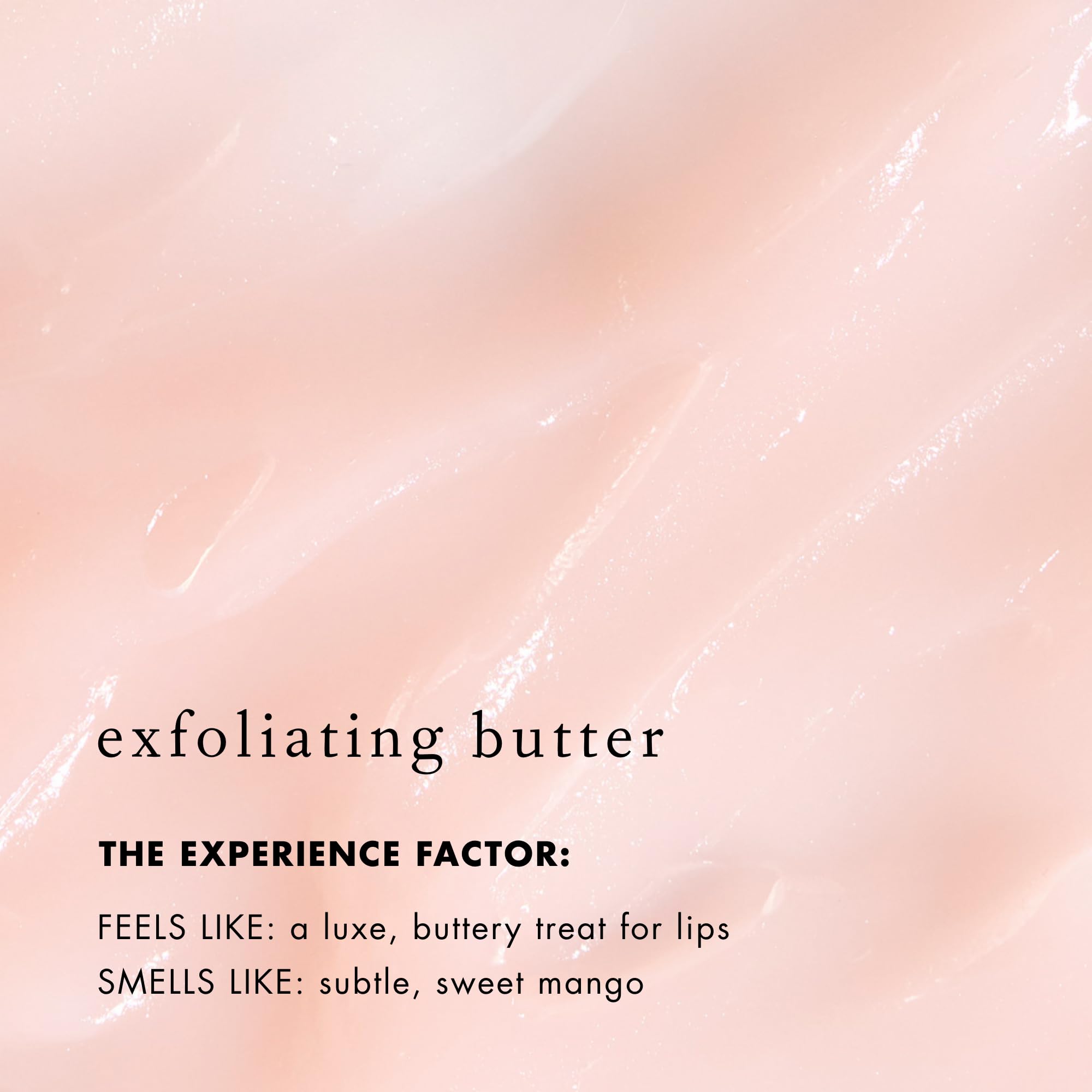 Lip Clinic - Mantequilla exfoliante de 0.33 onzas líquidas, tratamiento suavizante nocturno con AHA, lípidos, manteca de karité y mango, vegano, sin gluten, nunca probado en animales 4