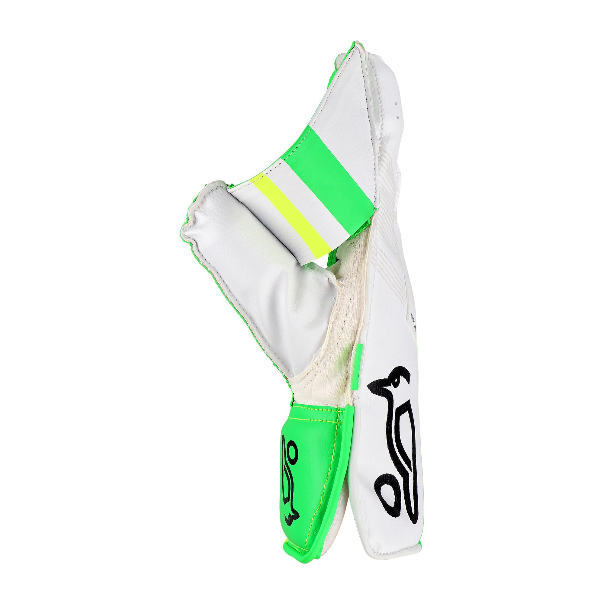 Kookaburra Hat LC 4.0 Wicket Keeping Handschuh, Größe Erwachsene, Grün/Gelb/Weiß