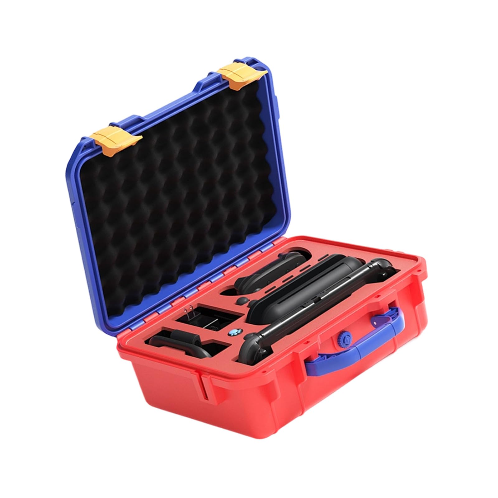 Kalttoy Red And Blue Splashproof Ergonomic Storage Box For Sw2 Accessories With Pressure-Resistant Structure & Adjustable Dividers Storage Container