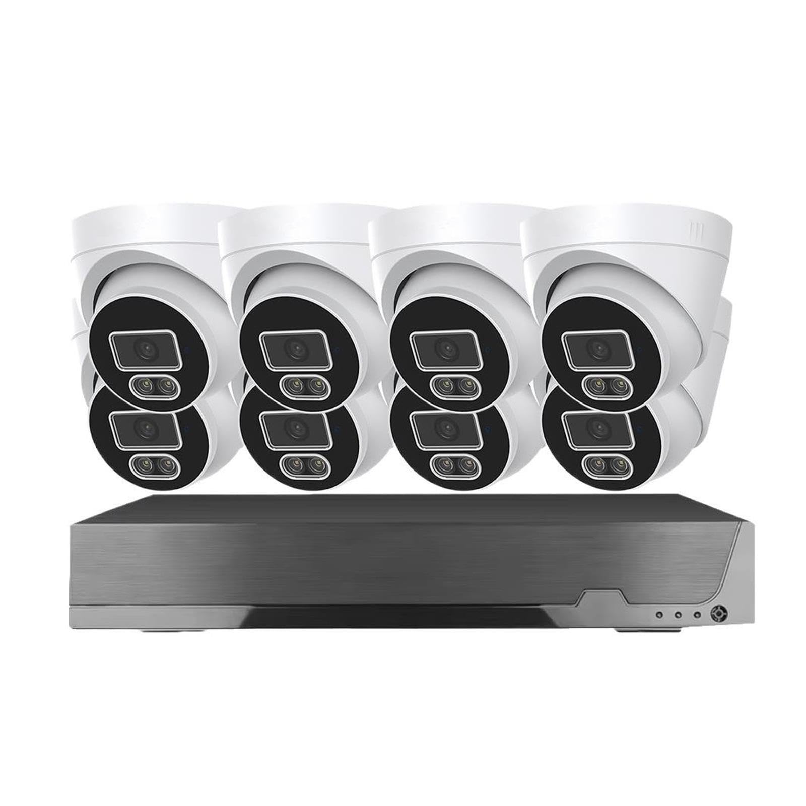 Sistema di telecamere CCTV dome 8CH 4K PoE