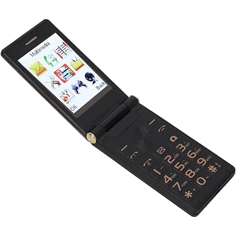 2G Large Screen, Dual SIM, Dual Standby Cell Phone, Big Button, Senior Mobile Phone with Charging Cable, Stylish Elderly Mobile Phone, One Touch Dial, Loud