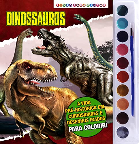 Dinossauros – Livro para pintar com aquarela