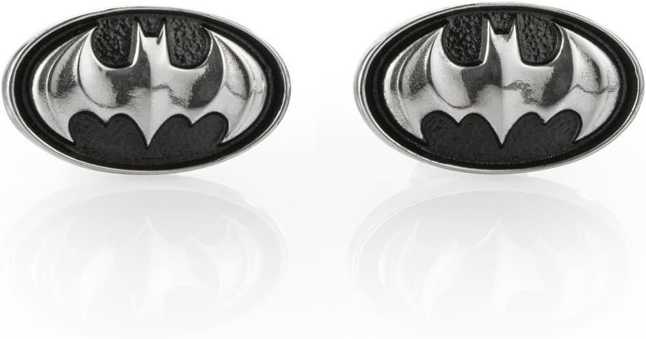Royal Selangor Hand Finished DC Collection Pewter Batman Insignia Cufflinks Gift