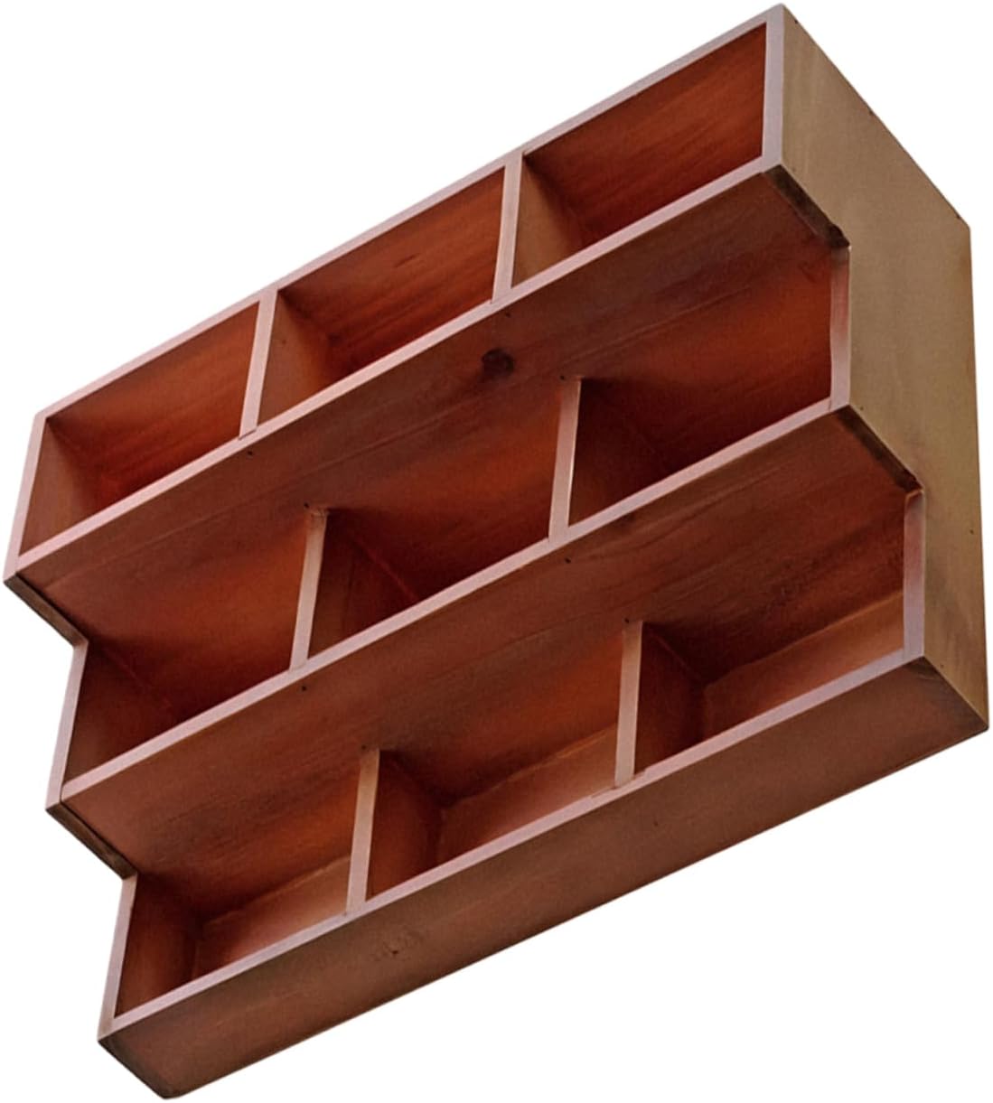 Display Rack for Figures Dolls Multi Storage Organizer Figures and Cosmetics Wall Mount Tabletop Use Vintage Style Easy to Clean and Reuse