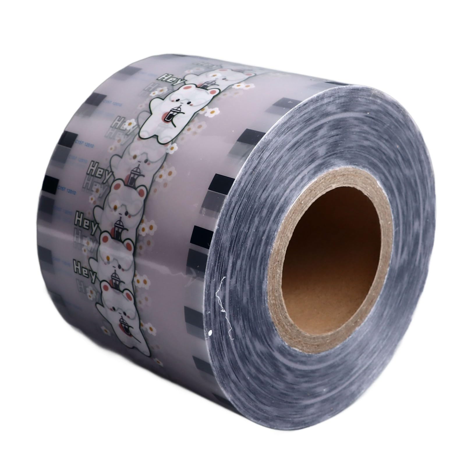 Cuifati Film de Scellage pour Tasses Boba, 3000 Tasses, Film de Scellage pour en PP et en Papier, Résistant aux Hautes Températures, Couvercle Jetable pour thé à Bulles, thé au Lait, Anti-fuite pour