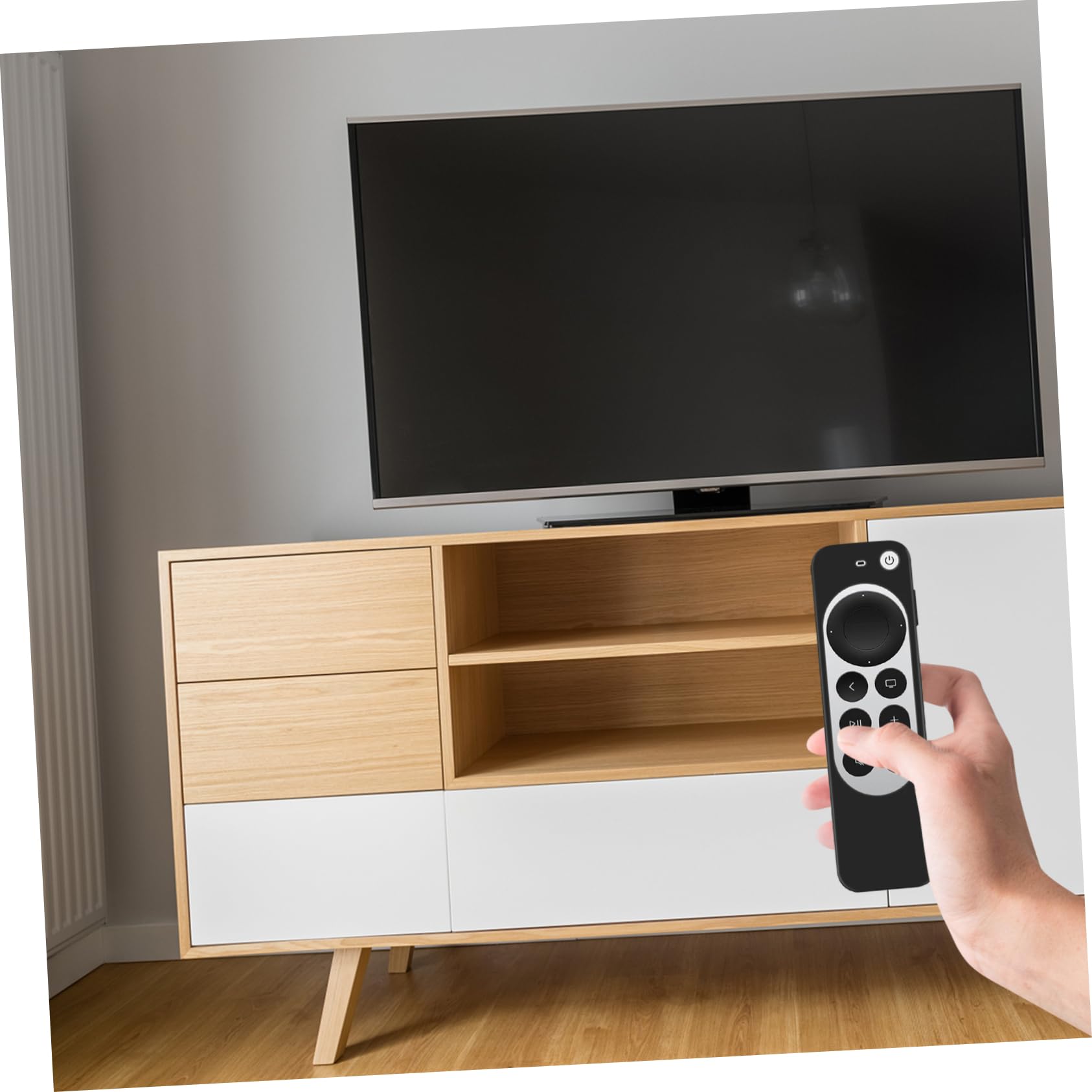 Uonlytech 5pezzi Custodia Protettiva Per Telecomando Antiurto Con Design e Accessorio Per Cavo Facile Da Trovare e Caricare
