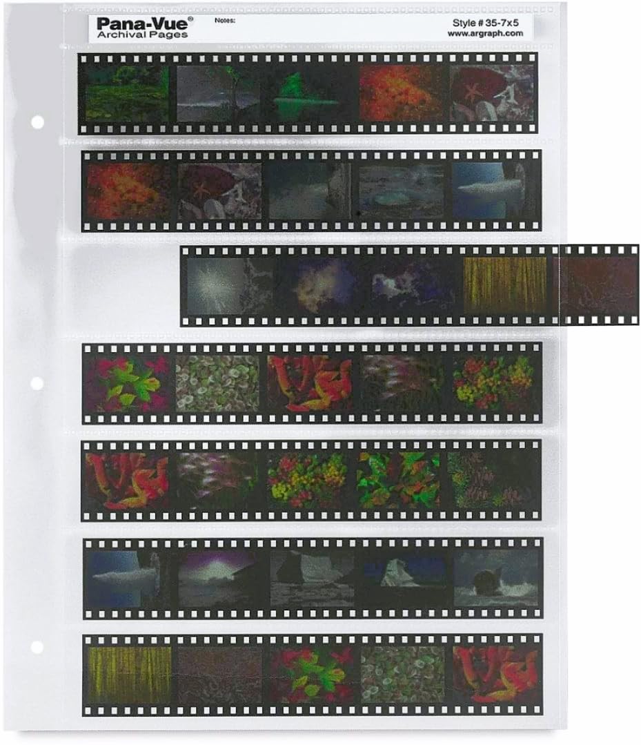Pana-Vue Archival Negative Pages 35mm Pages