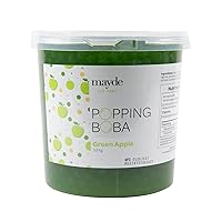 Vista 20 de Mayde Perlas de Boba Popping para bebidas, postres y cuencos de desayuno (sabor a arándanos, 7 libras)