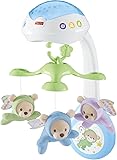 Fisher-Price 3-in-1-Traumbärchen-Mobile, Mobile für Babybett, Elektrisches Mobile mit Licht, Musikmobile, Babyerstausstattung, Babybett- und Baby-Zubehör, ab Geburt, CDN41/ll-ab