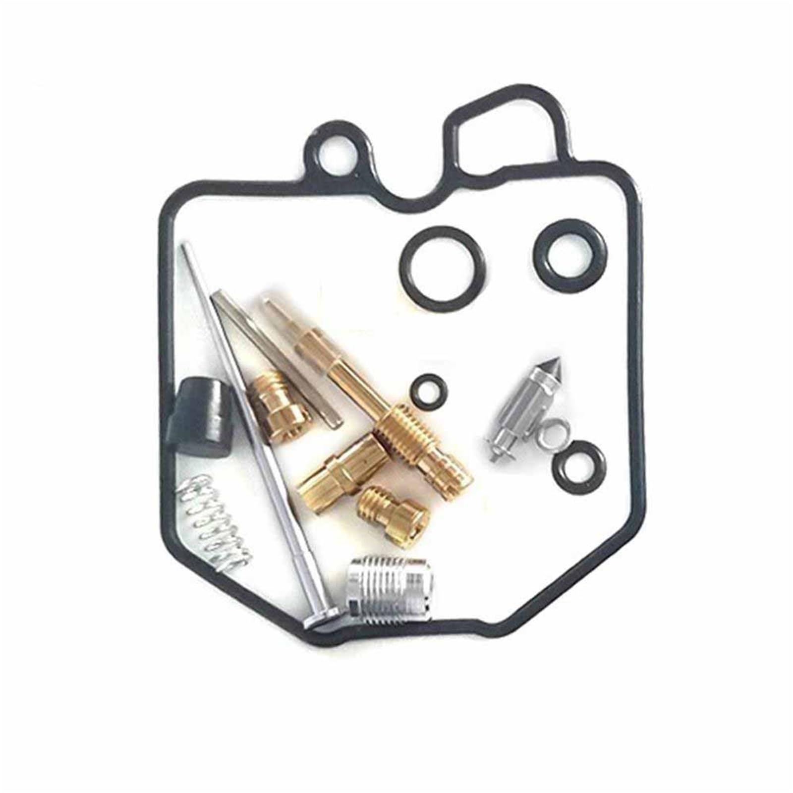 Kit De Reparación Tarjeta Carburador Motocicleta con Válvula Aguja Junta Flotante para CX500 CX500C CX500D