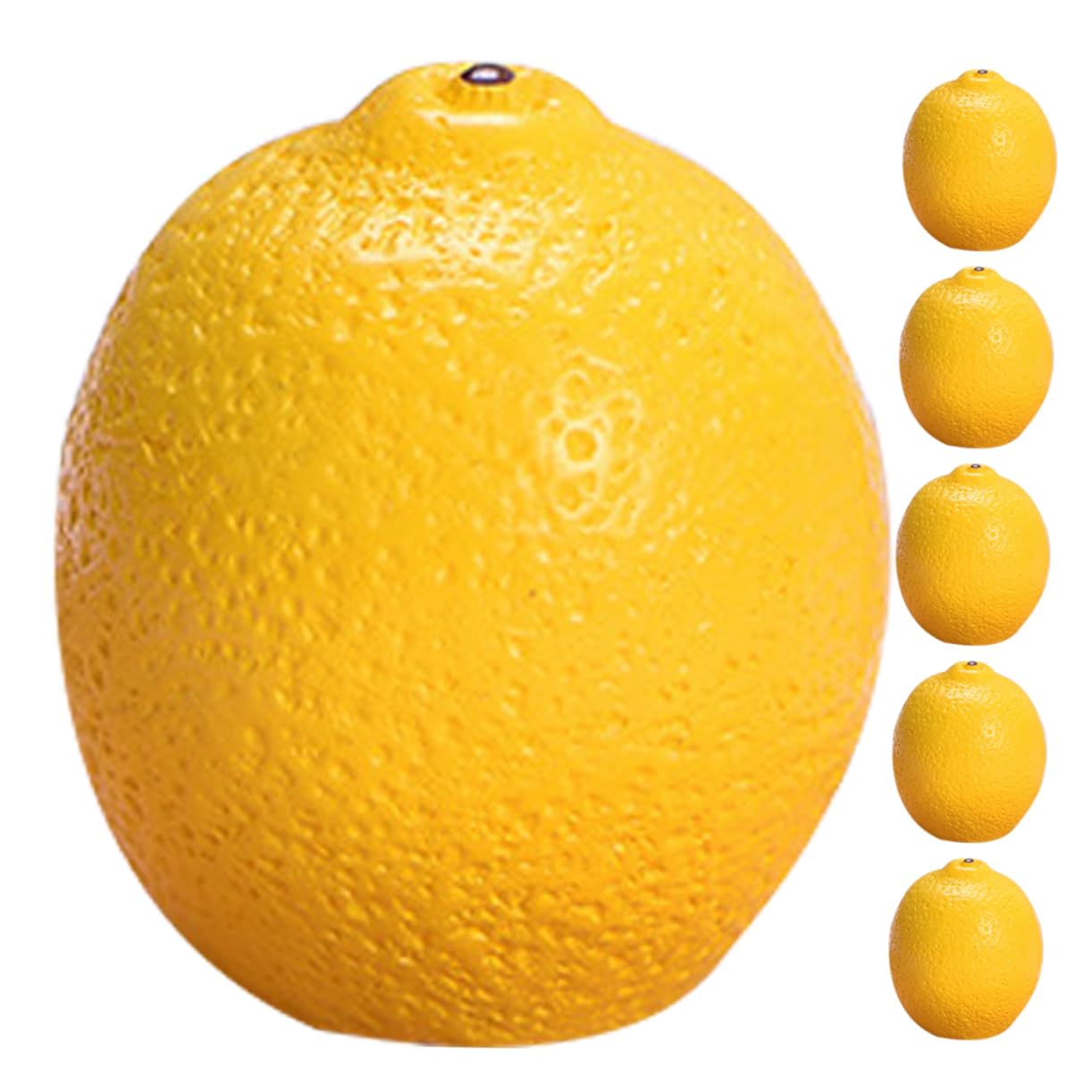 BRIGHTFUFU 6pcs Artificial Fruit Mini Simulation Lemon Miniature Lemon Mini Lemon Mini Artificial Lemon Model Photo Prop Mini Faux Lemon Decor Fake Mini Fruit Models Fruit Model Miniatures