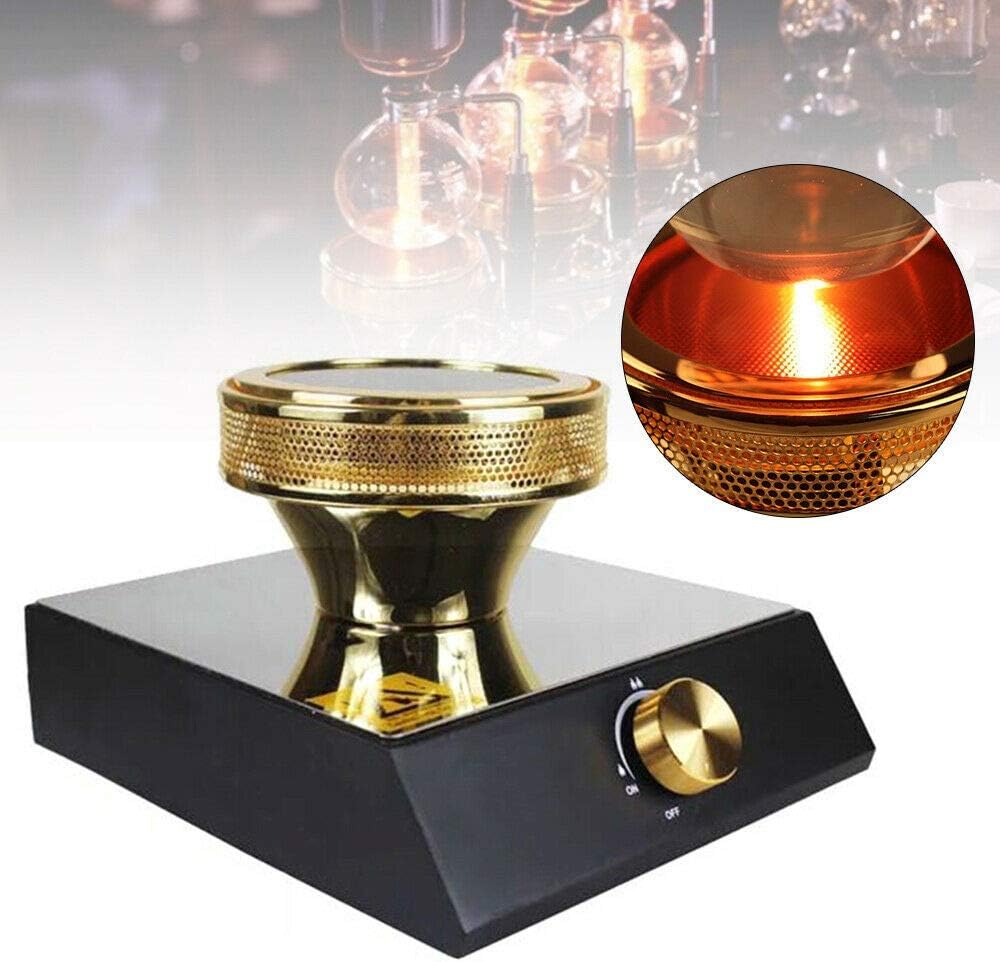 DONNGYZ Coffee Syphon Halogen Heater for Hario Yama Syphon Single Head Coffee Maker Beam Burner Infrared Heater 400W(US Stock)