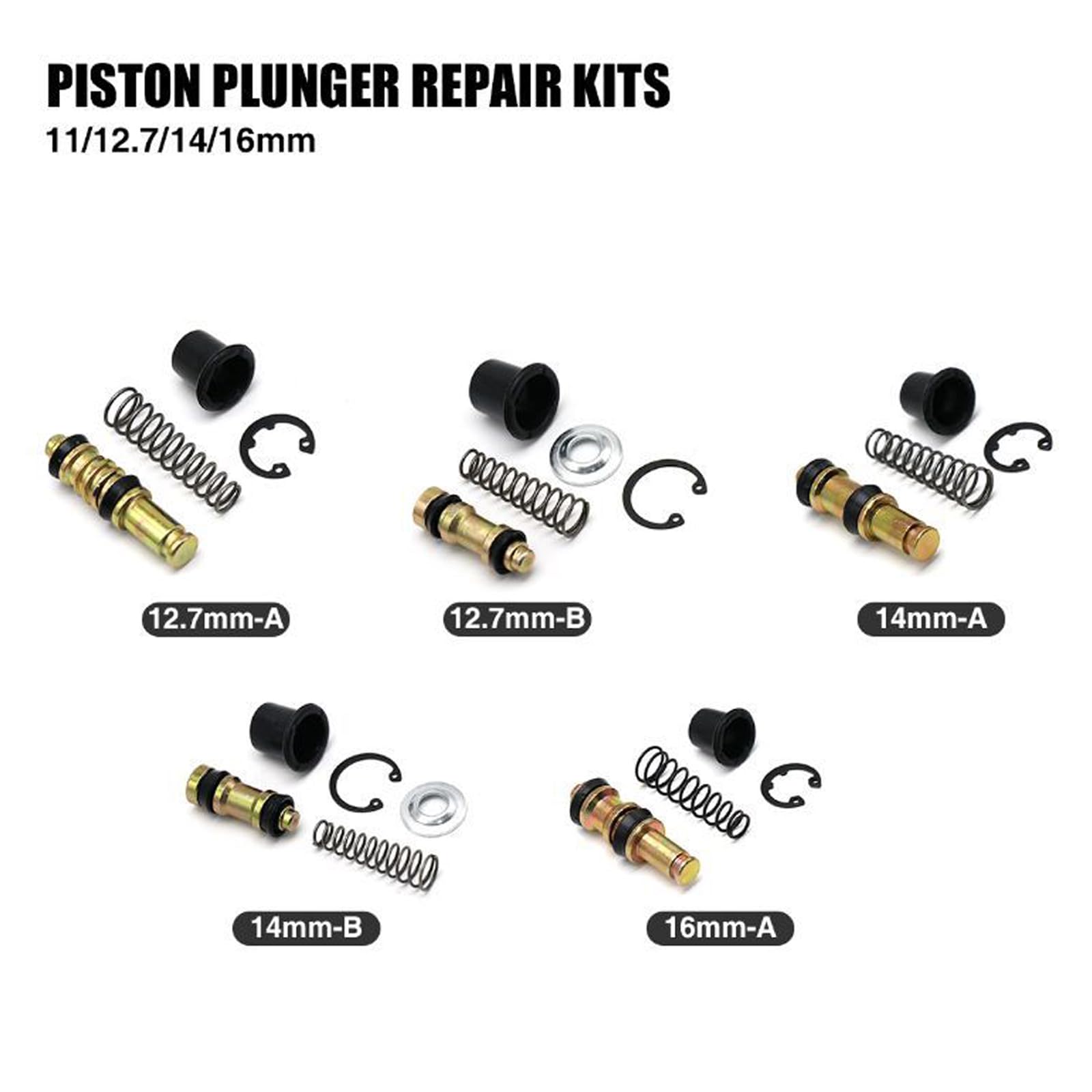 Puco Durevole Moto Frizione Pompa Freno Stantuffo Kit di Riparazione Master Cilindro Pistone Impianti di Riparazione Accessori 12.7mm 14mm 16mm