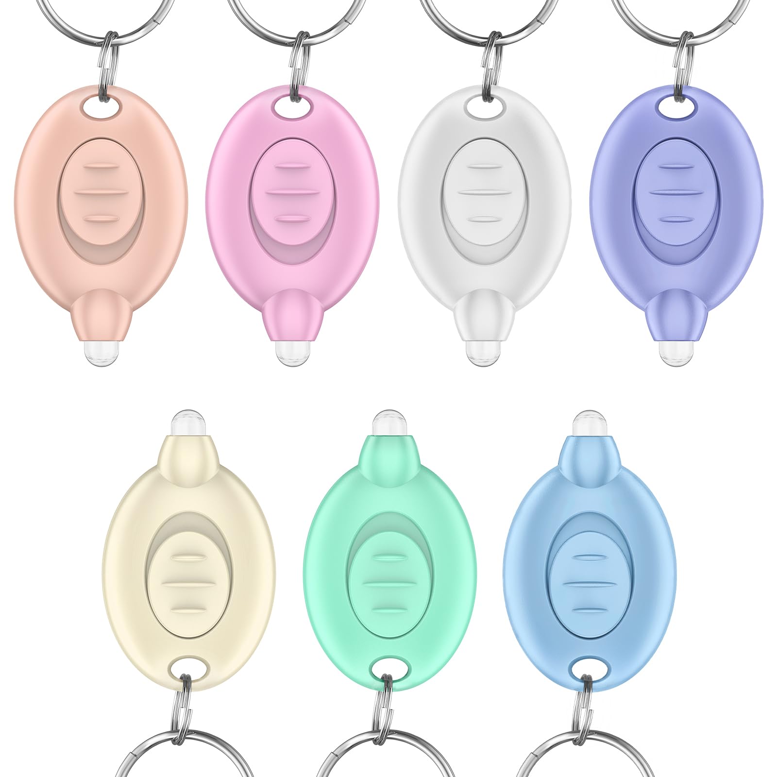 Uniclife 7 Pack LED Keychain Flashlight 7 Color Shells|12 Lumen Mini Flashlight Keychain, Portable Mini Flashlights Bulk, Tiny Keychain Light for Outdoor, Work, Camping & Hiking โ image 1