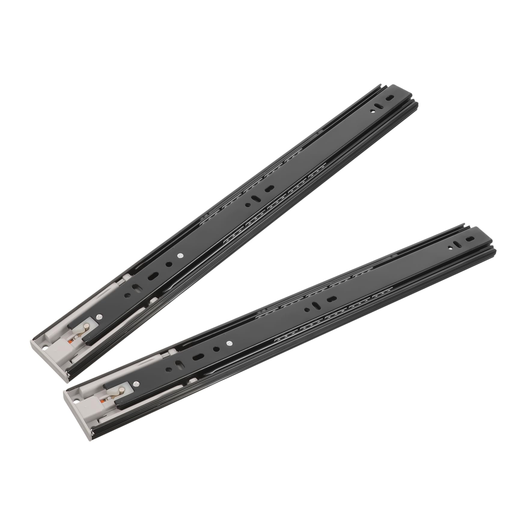 DOITOOL 1paire Rail De Tiroir Avec Système De Rebond Glissières à Billes Silencieuses Pour Meubles De Remplacement Polyvalentes Pour Cuisine Bureau