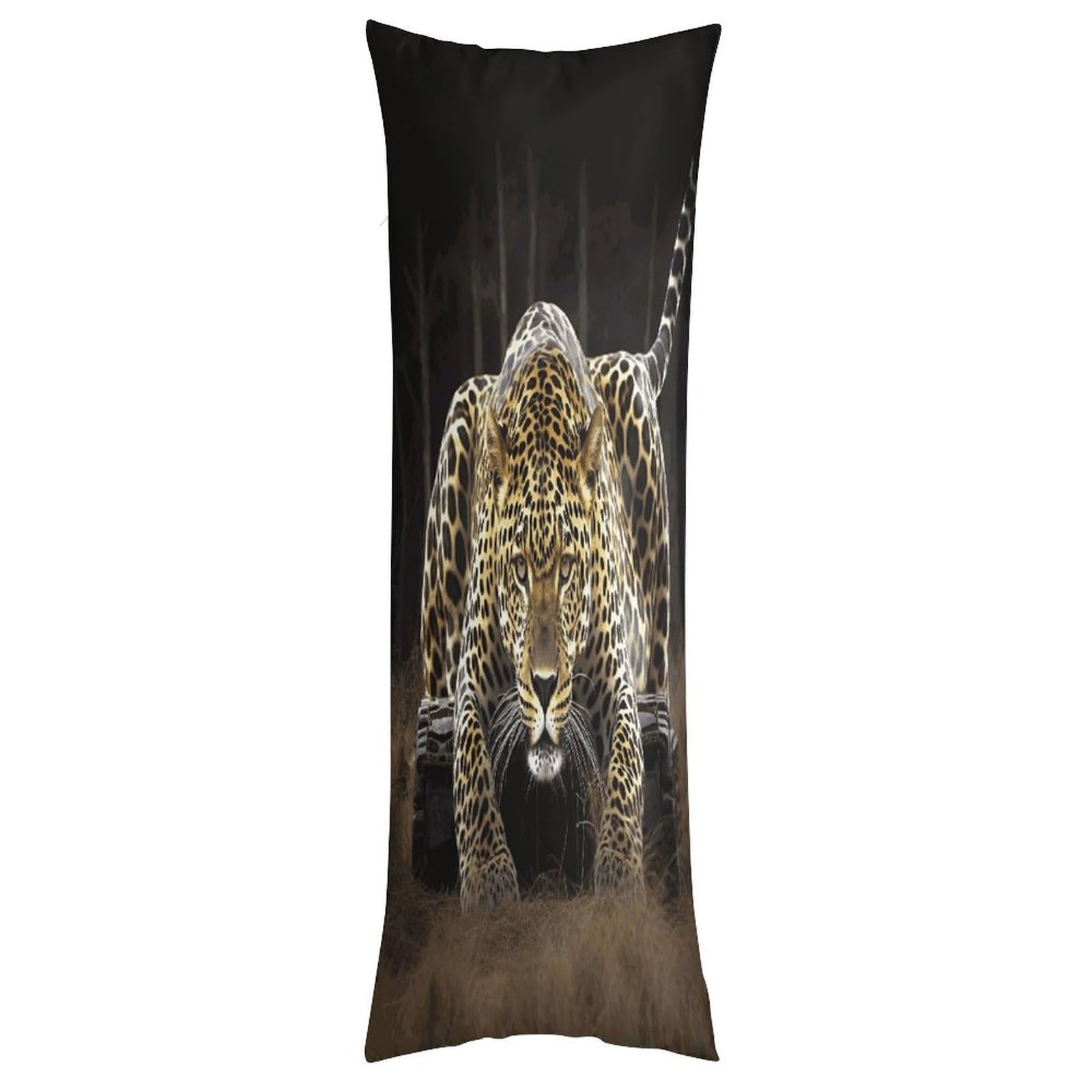 FekiLoot Leopard2 Throw Pillow Cover Soft Pillowcase with Hidden Zipper Lumbar Decorative Throw Pillow Covers Luxury Cozy Pillows Shams Rectangle Cushion Cases