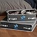 Franklin Sports NFL Detroit Lions Under The Bed Storage Bins - Large, 26 x 18 x 6 - Inch