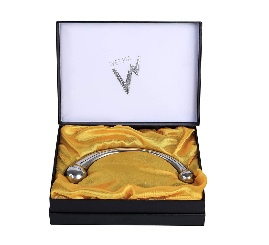 Pure G Sport Sextoy en Métal Massage Anal et Prostate, Wand en Acier Poli, Dildo Rigide 692 G