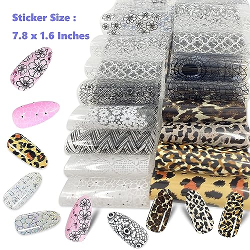 Bagvhandbagro GH-XINGKONGTIEZHI 100 Sheets Nail Foil Transfer Sticker Kit thumb #2