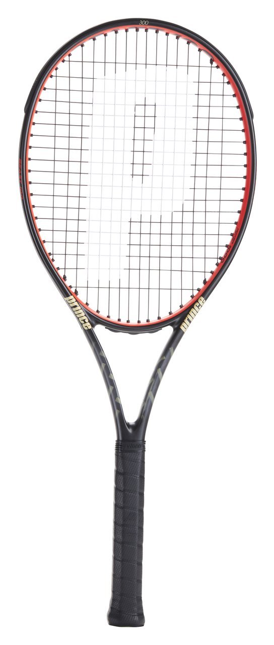 Prince Unisex TXT2 Beast 100 300 Tennis Racquet, Black/Red, Grip