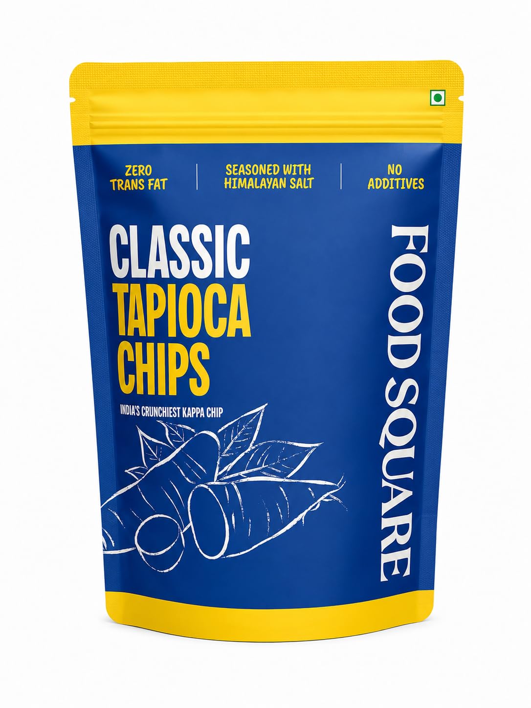 Food Square Classic Tapioca Chips 60g | Crispy Cassava Chips | Lightly Salted Ready-to-Eat Snack | Gluten-Free Snack | Premium Quality-image-11