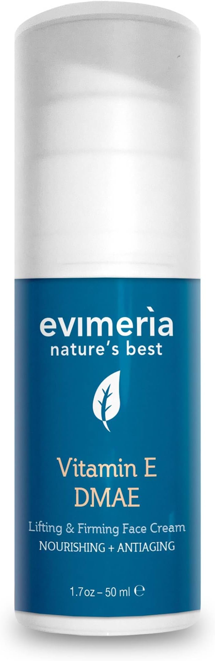 Vitamin E + DMAE strong anti-wrinkle and anti-aging cream with shock effect for face and neck 50 ml. Made in Italy.