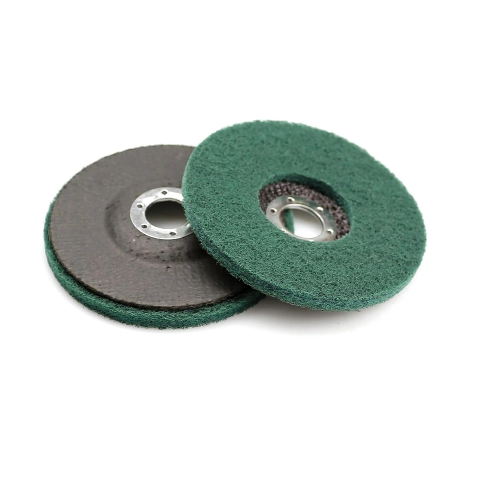 Disque de meulage à lamelles Non tissées, 125x8x22mm, roue de polissage en Nylon, outils de meuleuse d'angle for le polissage des métaux, 10 pièces(MIX)