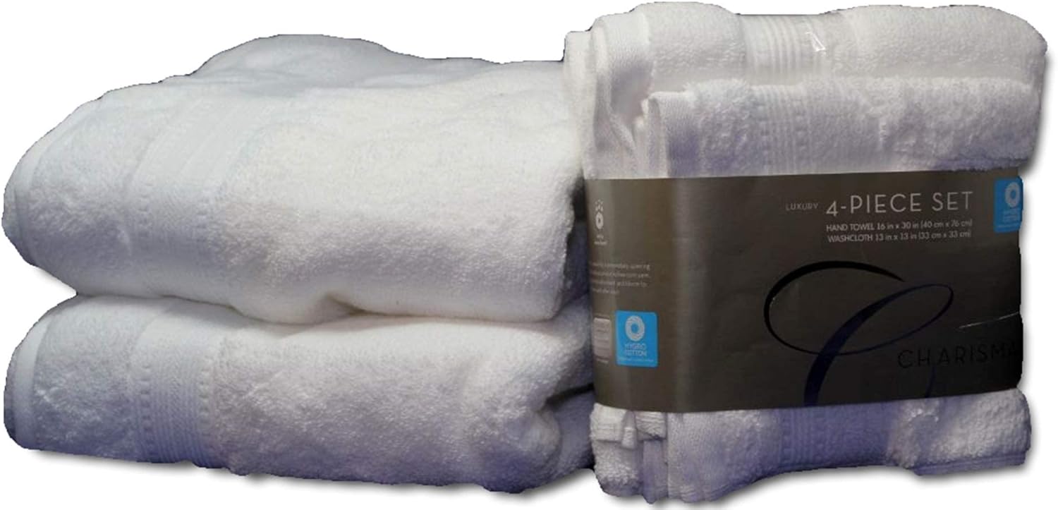 Charisma Plush Towels Bundle Includes 2 Luxury Bath