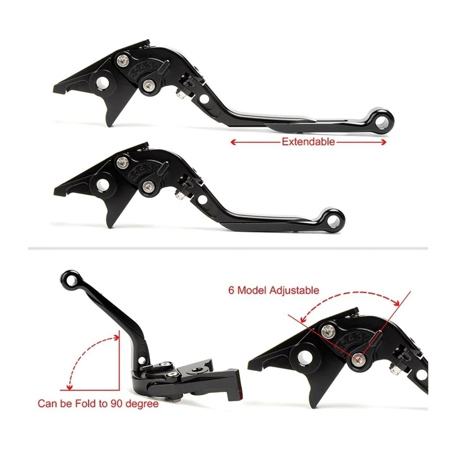 Motocicleta Embrague Maneta Freno para Hon@&da XADV 750 X-ADV X ADV 750 XADV750 2017 2018 2019 2020 2021 2022 Empuñaduras De Mano para Palanca De Embrague De Freno De Motocicleta(Ww-19)