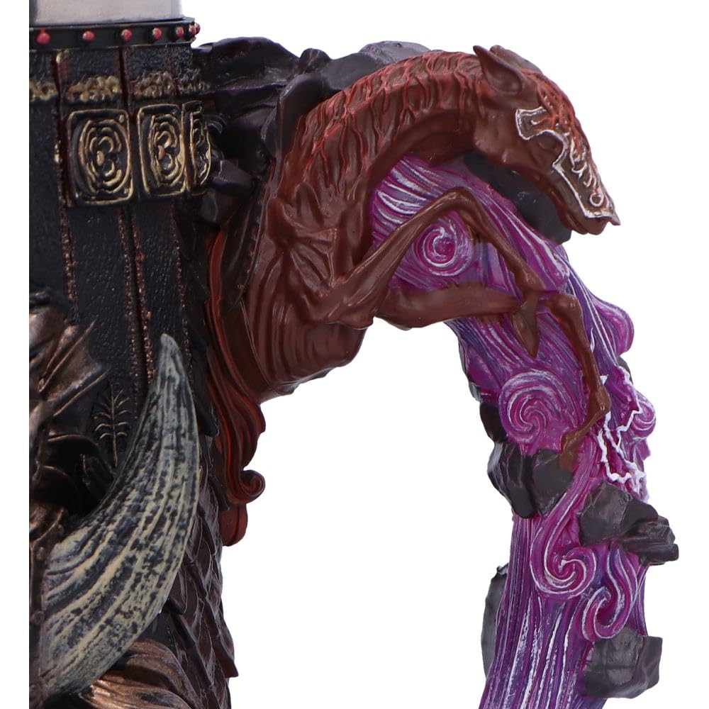 Nemesis Now Elden Ring Starscourge Radahn Tankard, żywica, oficjalny kubek do piwa Elden Ring, wyjmowana wkładka ze stali nierdzewnej, odlewana w najlepszej żywicy, fachowo ręcznie malowany
