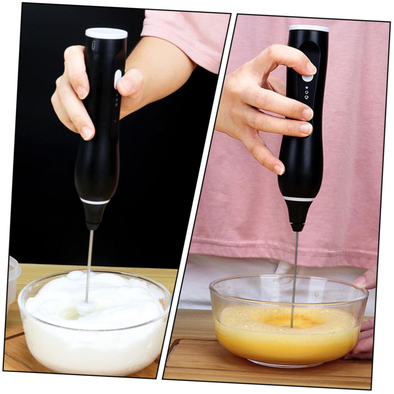 Ciieeo Compact Electric Egg Beater Whisking Machine 3 Speed Settings Milk Egg Frother Portable Easy to Use Universal Interface Essential Diy Kitchen Tool