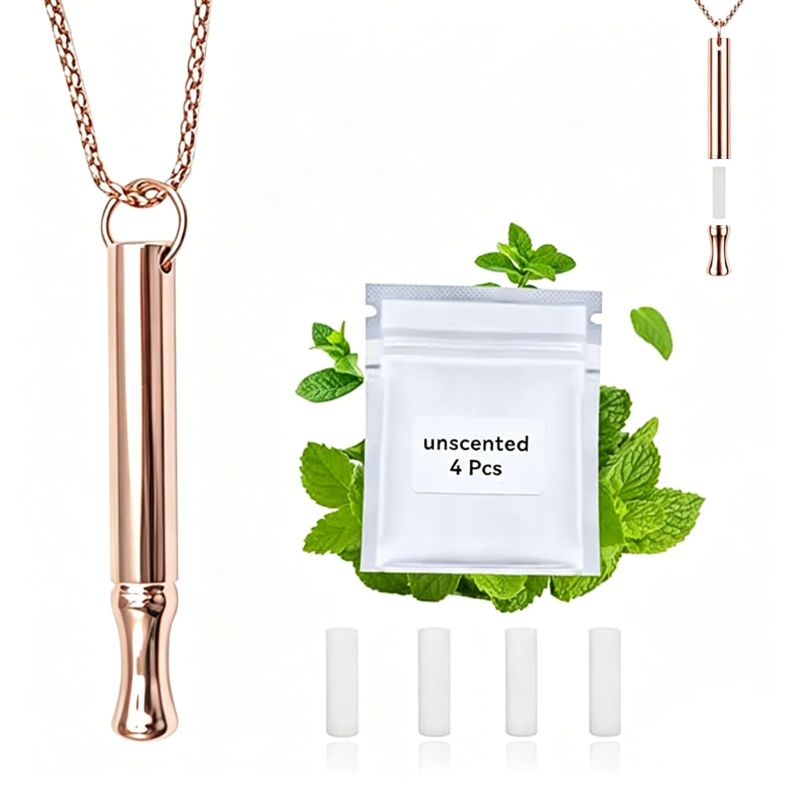 juul essential oil pods Amazon.com: LAMKHOO Breathing Necklace to Quit Smoking and Vaping