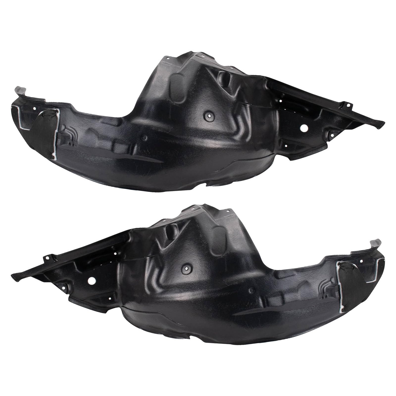 TRQ Front Inner Fender Liner Set | For 2009-2013 Subaru Forester SU1248118 SU1249118