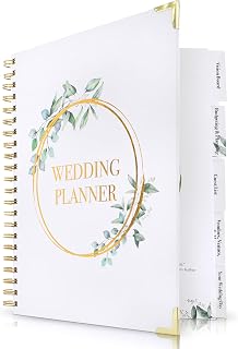 Beautiful Wedding Planner Book and Organizer - Effortlessly Plan Your Perfect Day with Style and Ease - Lovely Engagement Gift for Future Couples/Brides and Grooms