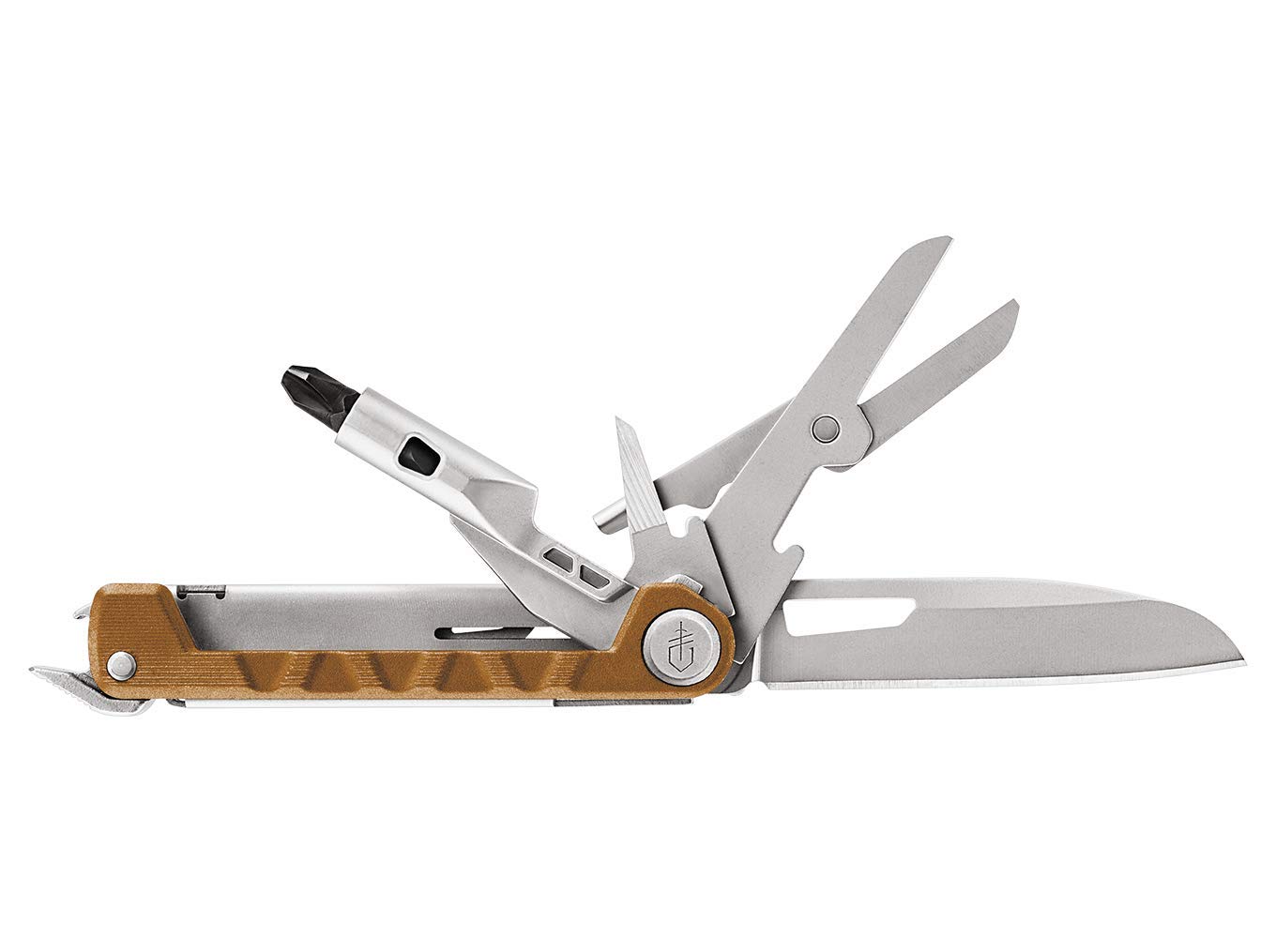 Gerber Outil de poche multifonctions + tournevis ArmBar, Orange | Acier Inoxydable/Aluminium, 30-001588