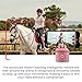 Pivo Equestrian Pod Standalone Auto Tracking Phone Holder, Face, Body & Horse Tracker, 360° Rotation, 6 Speed, Stand for Video Recording (Pink)